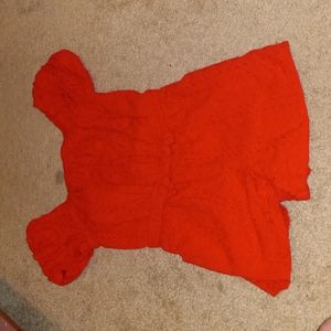 J&J Puff Sleeve Romper